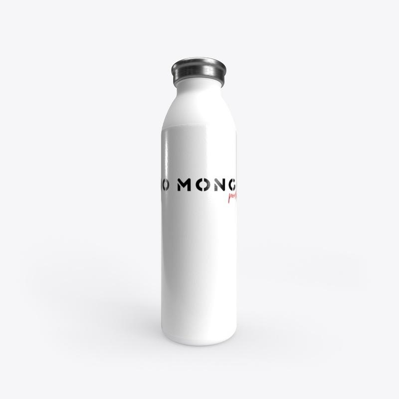 No Mongo Podcast Water Bottle